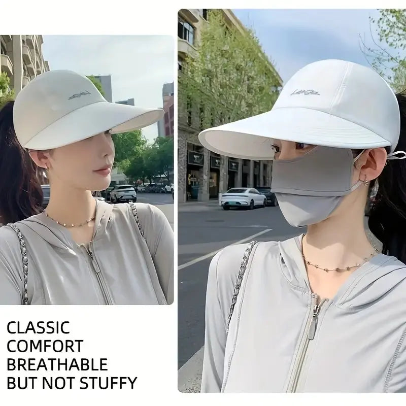 UPF 50+ 자외선 차단 마스크 (2팩)